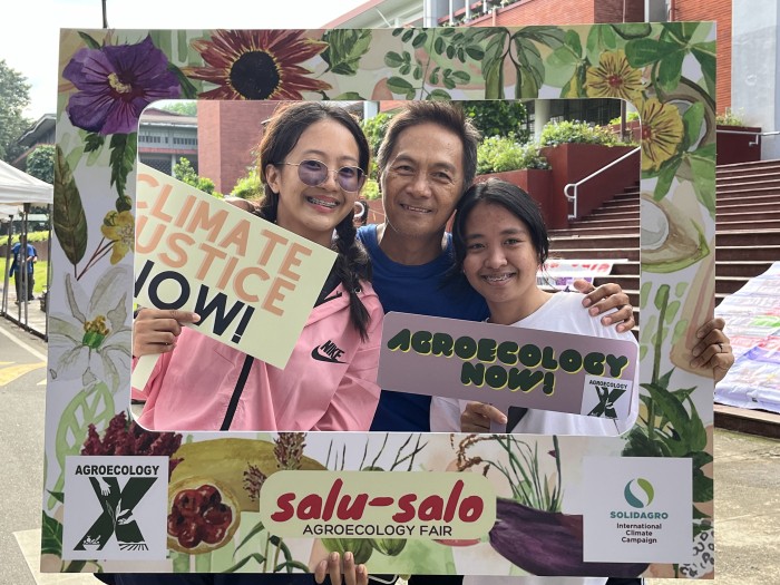 Tijdens een markt met agro-ecologische producten in Metro Manila, de Filipijnen. 15 oktober 2023. 